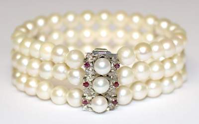 Bild Nr.1: 137-2413 Perlenarmband mit: (Schmuck)