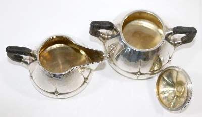Bild Nr.2: 137-2454 Jugendstilset Hanau.: (Silber)