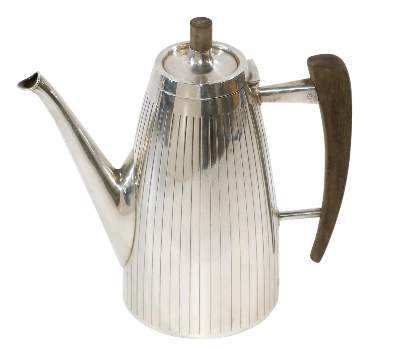 Bild Nr.1: 137-2458 Mokkakanne des Art Déco.: (Silber)