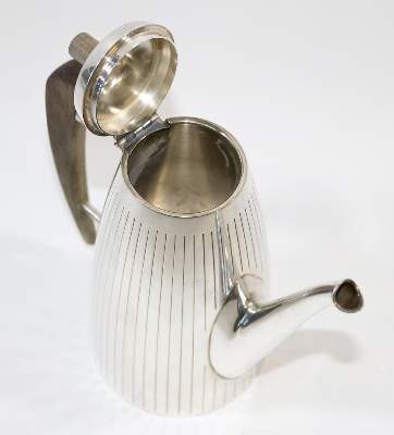 Bild Nr.4: 137-2458 Mokkakanne des Art Déco.: (Silber)