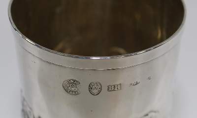 Bild Nr.2: 137-2474 Silber Taufbecher: (Silber)