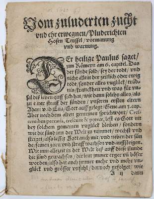 Bild Nr.1: 137-254 (Musculus,A.: (Alte Drucke, Handschriften und Theologie)