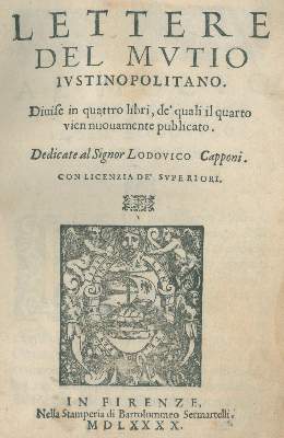 Bild Nr.1: 137-255 Muzio,G.: (Alte Drucke, Handschriften und Theologie)