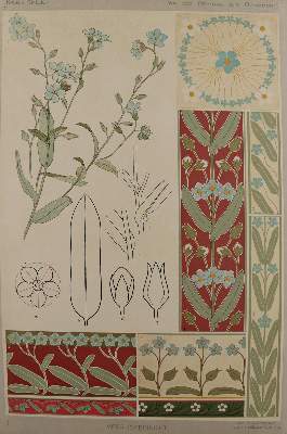 Bild Nr.2: 137-2670 Pflanzenornamente.: (Varia, Jugendstil)