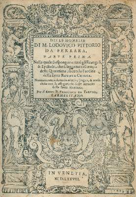 Bild Nr.1: 137-270 Pittorio da Ferrara,L.: (Alte Drucke, Handschriften und Theologie)