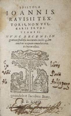 Bild Nr.1: 137-277 Ravisius Textor,J.: (Alte Drucke, Handschriften und Theologie)