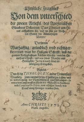 Bild Nr.4: 137-279 Reformation.: (Alte Drucke, Handschriften und Theologie)