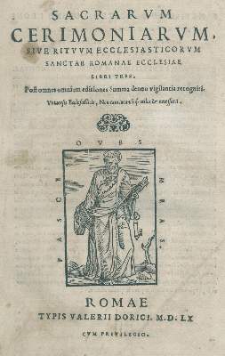 Bild Nr.1: 137-287 Sacrarum cerimoniarum,: (Alte Drucke, Handschriften und Theologie)