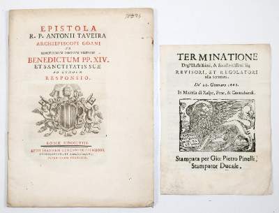 Bild Nr.1: 137-321 Taveira,A.: (Alte Drucke, Handschriften und Theologie)