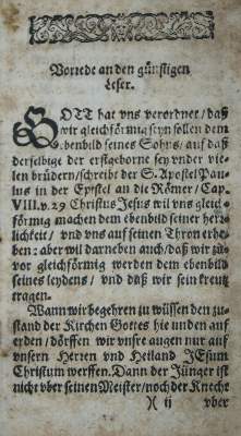 Bild Nr.1: 137-335 (Waldenser Chronick.: (Alte Drucke, Handschriften und Theologie)