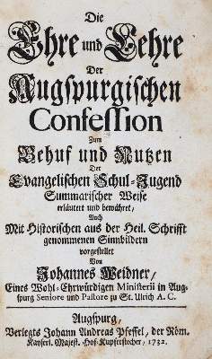 Bild Nr.1: 137-336 Weidner,J.: (Alte Drucke, Handschriften und Theologie)