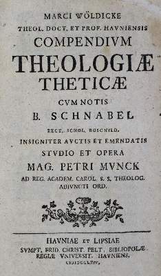 Bild Nr.1: 137-342 Wöldicke,M.: (Alte Drucke, Handschriften und Theologie)