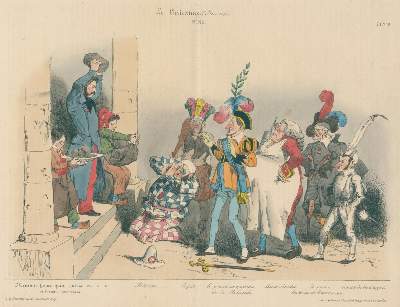 Bild Nr.1: 137-3443 Grandville, Jean Jacques (d.i. Jean Ignace Isidor Gerard): (Künstlergraphik)
