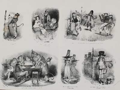 Bild Nr.1: 137-3450 Grandville, Jean Jacques (d.i. Jean Ignace Isidor Gerard): (Künstlergraphik)