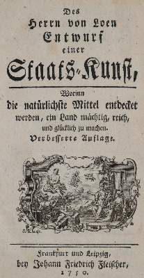 Bild Nr.1: 137-353 Loen,(J.M.)v.: (Politik und Staatswissenschaften)