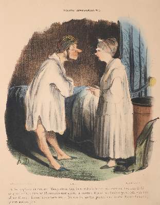 Bild Nr.2: 137-3587 Daumier, Honoré: (Künstlergraphik, Karikatur)