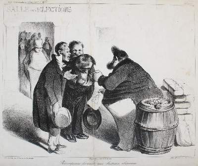 Bild Nr.1: 137-3589 Daumier, Honoré: (Künstlergraphik, Karikatur)