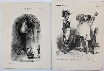 Bild Nr.2: 137-3589 Daumier, Honoré: (Künstlergraphik, Karikatur)
