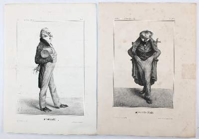 Bild Nr.3: 137-3590 Daumier, Honoré: (Künstlergraphik, Karikatur)