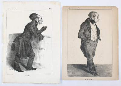 Bild Nr.6: 137-3590 Daumier, Honoré: (Künstlergraphik, Karikatur)