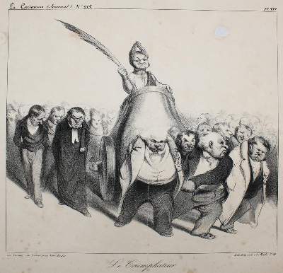 Bild Nr.1: 137-3591 Daumier, Honoré: (Künstlergraphik, Karikatur)