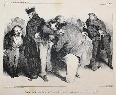 Bild Nr.2: 137-3591 Daumier, Honoré: (Künstlergraphik, Karikatur)