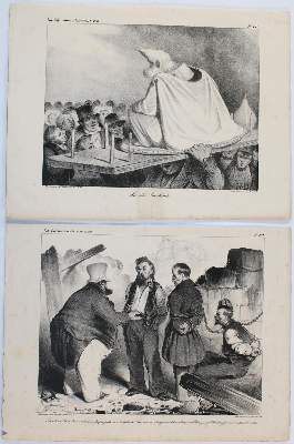 Bild Nr.3: 137-3591 Daumier, Honoré: (Künstlergraphik, Karikatur)