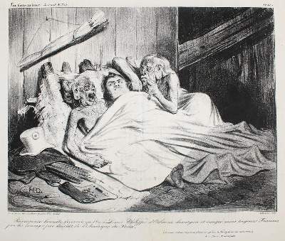 Bild Nr.1: 137-3592 Daumier, Honoré: (Künstlergraphik, Karikatur)
