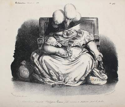 Bild Nr.1: 137-3593 Daumier, Honoré: (Künstlergraphik, Karikatur)