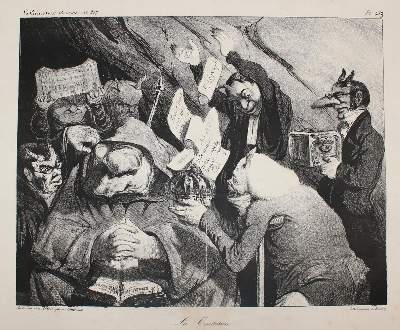 Bild Nr.2: 137-3593 Daumier, Honoré: (Künstlergraphik, Karikatur)