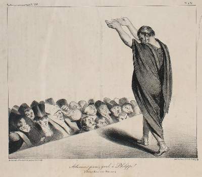 Bild Nr.4: 137-3593 Daumier, Honoré: (Künstlergraphik, Karikatur)