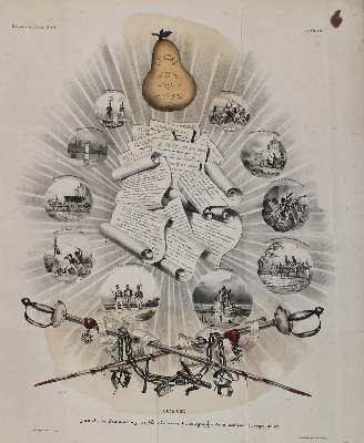 Bild Nr.1: 137-3596 Philipon, Charles: (Künstlergraphik, Karikatur)
