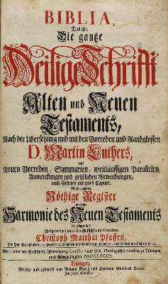 Bild Nr.2: 137-36 Biblia germanica.: (Bibeln)