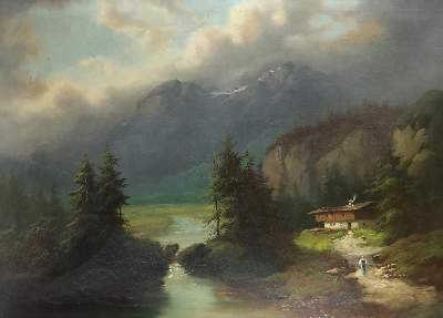 Bild Nr.8: 137-3698 Landschaften.: (Künstlergraphik)