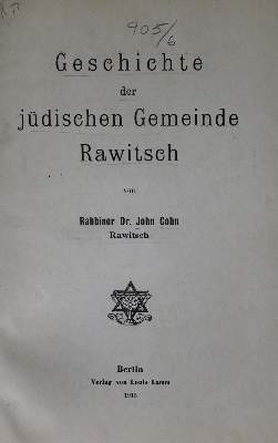 Bild Nr.1: 137-396 Cohn,J.: (Judaica)