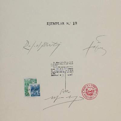 Bild Nr.3: 137-4041 Alberti,R.: (Künstlergraphik, Tapies, 14 Lithographien in:)