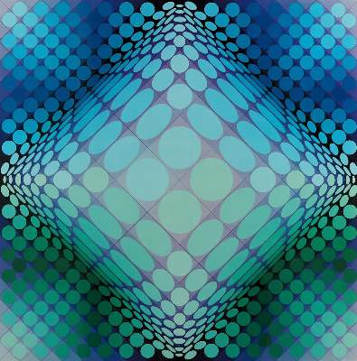 Bild Nr.1: 137-4077 Vasarely, Victor: (Künstlergraphik)