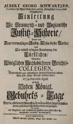 Bild Nr.1: 137-426 Balthasar,A.v.: (Juridica und Kriminologie, Pommern)