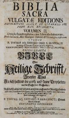 Bild Nr.2: 137-48 Biblia latino-germanica.: (Bibeln)