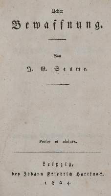 Bild Nr.1: 137-486 Seume,J.G.: (Militaria)