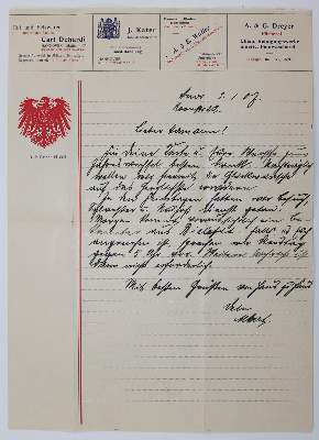 Bild Nr.1: 137-518 Patent- und Kartenbrief.: (Philatelie)