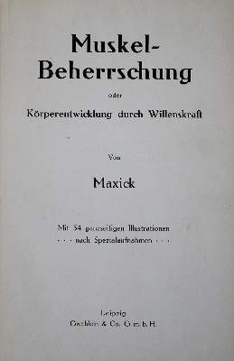 Bild Nr.1: 137-555 Maxick (d.i. M.Sick).: (Sport)
