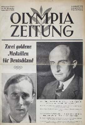 Bild Nr.1: 137-557 Olympia-Zeitung.: (Sport, Olympiade)