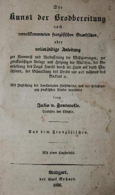 Bild Nr.1: 137-576 Fontenelle,J.v.: (Küche und Haushalt, Bäckerei und Konditorei)