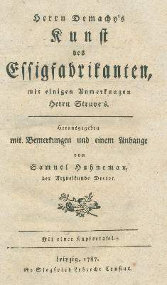 Bild Nr.1: 137-581 Demachy,(J.F.).: (Küche und Haushalt, Essig)