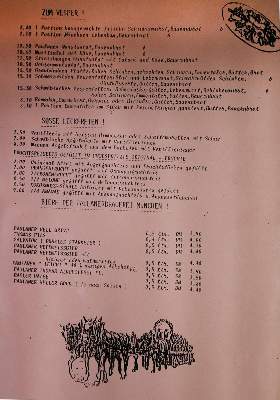 Bild Nr.1: 137-587 Speisekarten.: (Küche und Haushalt, Gaststätten-Hotellerie)