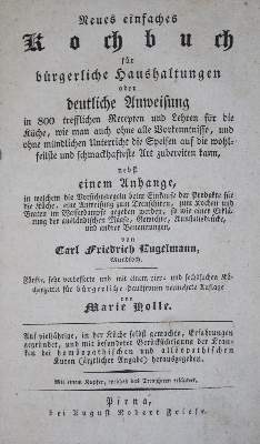 Bild Nr.1: 137-621 Engelmann,C.F.: (Küche und Haushalt, Kochbücher)