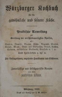 Bild Nr.1: 137-624 (Brunn,T.).: (Küche und Haushalt, Kochbücher, Franken)