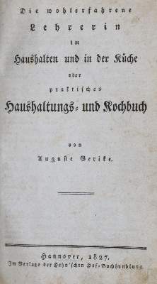 Bild Nr.1: 137-626 Gerike,A.: (Küche und Haushalt, Kochbücher)