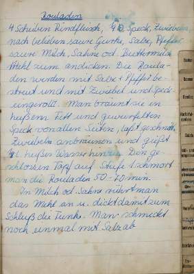 Bild Nr.2: 137-629 Sammlung: (Küche und Haushalt, Kochbücher, Handschriften)